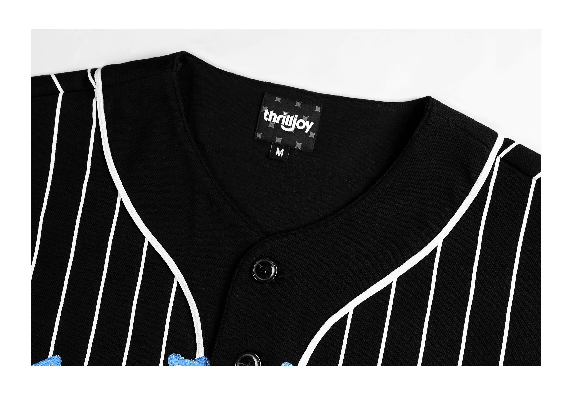 Thrilljoy '26 Oversized Jersey-Pinstripe - Image 3